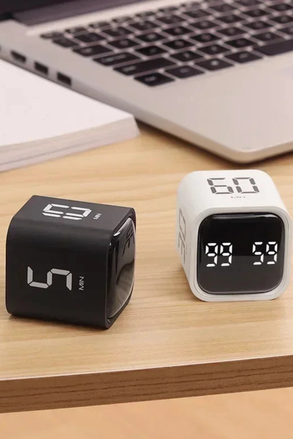 Productivity Cube Timer Flipping LED Display