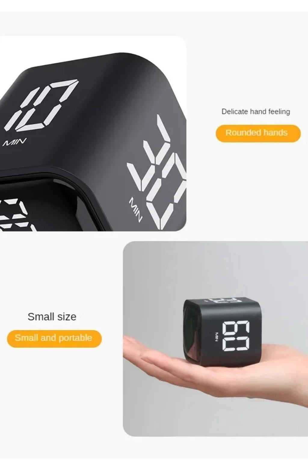 Productivity Cube Timer Flipping LED Display
