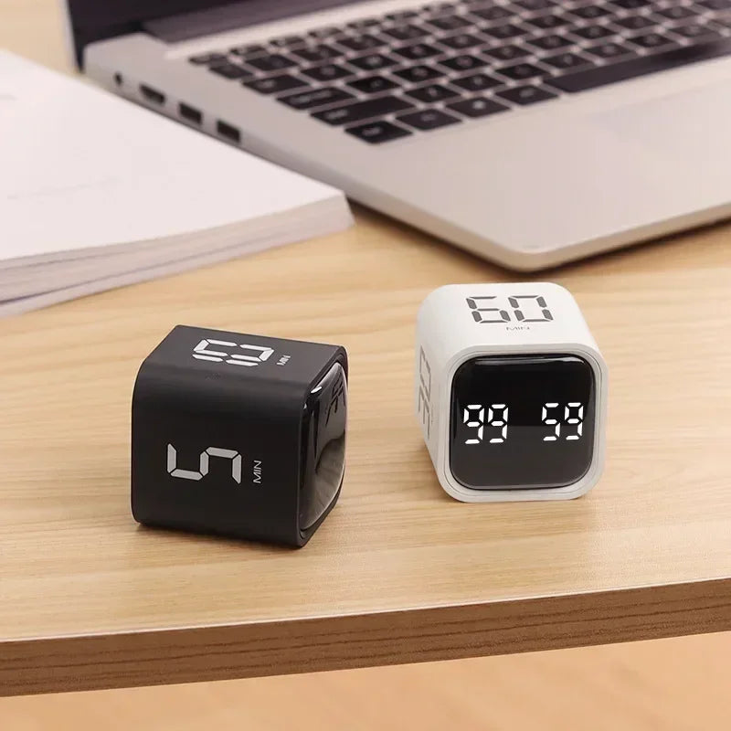 Productivity Cube Timer Flipping LED Display