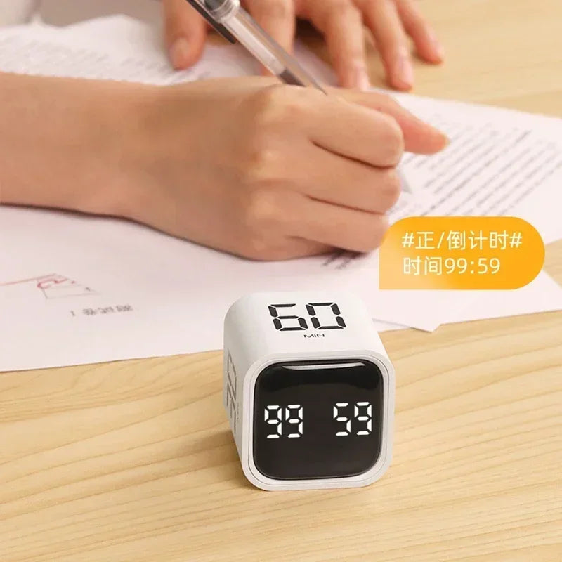 Productivity Cube Timer Flipping LED Display