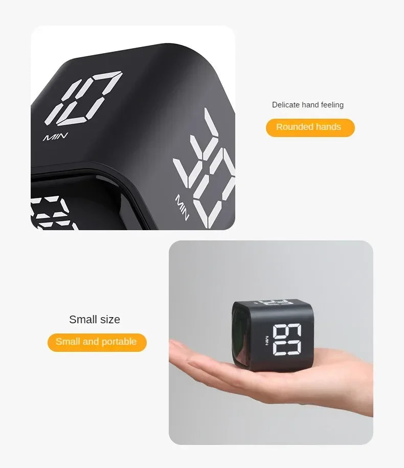 Productivity Cube Timer Flipping LED Display